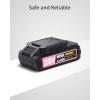 imageAVID POWER 20V MAX 15 Ah Lithium Ion Rechargeable Battery Only Fit for Specified 20V Cordless Tools See Below for Specific Tools AdaptedPink