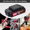 imageAVID POWER 20V MAX 15 Ah Lithium Ion Rechargeable Battery Only Fit for Specified 20V Cordless Tools See Below for Specific Tools AdaptedRed