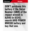imageAVID POWER 30A Battery AP30BH Compatible Impact Wrench ACIW326 ACIW326B SNA2243 or After That Check The Machine and 20V Cordless Tools30 Ah