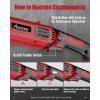 imageAVID POWER Angle Grinder 412 Inch 80 Amp 1000W Electric Grinder Tool 7VariableSpeed Metal Grinder 11500 RPM Paddle Switch with Lockon Button Cutting ampamp Grinding Wheels and Side Handle  BluePaddle Switch with Lockon Button  Red