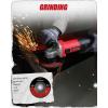imageAVID POWER Angle Grinder 75Amp 412 inch Electric Grinder Power Tools with Grinding Wheels Cutting Wheels Flap Disc and Auxiliary Handle for Cutting Grinding Polishing ampamp Rust Removal  Dark RedRed