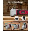 imageAVID POWER Cordless Oscillating Tool 20V Battery Powered Oscillating Multitool with 28 Oscillation Angle Variable Speed Oscillating Saw w 31Pcs Accessories for ScrapingCutting ampamp Sanding  RedRed