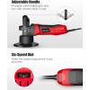 imageAVID POWER Dual Action Car Buffer Polisher 6 Inch Orbital Polisher for Car Detailing with 6 Variable Speeds Detachable Handle ampamp 3 Polishing Pads1red