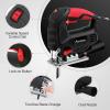 imageAVID POWER Electric Jig Saw 50A 3000 SPM Corded Jigsaw with Variable Speed Bevel Angle 045 6PCS Blades and Scale Ruler