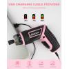 imageAVID POWER Electric Screwdriver Set Rechargeable 4V Cordless Screwdriver Kit with 44pcs Accessories 565Nm Screw Gun 51 Torque Setting 2 Position Handle with LED Light2pink