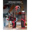 imageAVID POWER Electric Screwdriver Set Rechargeable 4V Cordless Screwdriver Kit with 44pcs Accessories 565Nm Screw Gun 51 Torque Setting 2 Position Handle with LED Light3drak Red