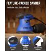 imageAVID POWER Orbital Sander 30 Amp 5 Inch Electric Sander Tool 6 Variable Speeds Random Orbit Sander for Woodworking 700014000 RPM 12 Pcs Sandpapers20 Amp