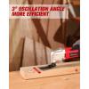 imageAVID POWER Oscillating Tool 22000 OPM Electric Oscillating Multi Tool with 3Oscillation Angle Cutting Sanding Grinding Scraping 11 Accessories ampamp Universal InterfaceRedRed