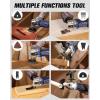 imageAVID POWER Oscillating Tool 35Amp Oscillating Multi Tool with 45 Oscillation Angle 6 Variable Speeds and 13pcs Saw Accessories Auxiliary Handle and Carrying BagBlue