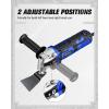 imageAVID POWER Oscillating Tool 35Amp Oscillating Multi Tool with 45 Oscillation Angle 6 Variable Speeds and 13pcs Saw Accessories Auxiliary Handle and Carrying BagBlue