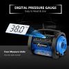 imageAVID POWER Tire Inflator Portable Air Compressor 12V DC 110V AC Car Tire Pump Air Mattress Pump with Inflation and Deflation Modes Dual Powerful Motors Digital Pressure Gauge2blue