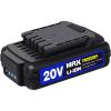 imageAVID POWER 20V MAX 15 Ah Lithium Ion Rechargeable Battery Only Fit for Specified 20V Cordless Tools See Below for Specific Tools AdaptedBlue