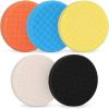 imageAVID POWER 6 Inch Buffing Polishing Pads 5Pcs for 6 Inch Backing Plate Compound Buffing Sponge Pads for Car Buffer Polisher Compounding Polishing and Waxing