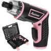 imageAVID POWER Electric Screwdriver Set Rechargeable 4V Cordless Screwdriver Kit with 44pcs Accessories 565Nm Screw Gun 51 Torque Setting 2 Position Handle with LED Light2pink