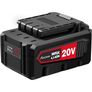 imageAVID POWER 30A Battery 2022 Version Only Compatible Impact Wrench ACIW326 ACIW326B SN A2045  A2242 Check The Machine and Angle Grinder ACAG330 NOT for Inflator or Drill