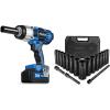 imageAVID POWER Cordless Impact Wrench Bundle with 18PCS Impact Sockets Set