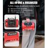 imageAVID POWER Tire Inflator Portable Air Compressor 12V DC110V AC Car Tire Pump with Inflation and Deflation 5 Preset Modes Digital LCD Pressure Gauge for Car Tires Air Mattress and Small InflatableRed