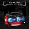 imageAVID POWER Tire Inflator Portable Air Compressor 12V DC110V AC Car Tire Pump with Inflation and Deflation 5 Preset Modes Digital LCD Pressure Gauge for Car Tires Air Mattress and Small Inflatable1red