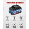 imageAVID POWER Impact Wrench 12 Impact Gun Brushless Max Torque 332 Ftlbs 450 Nm 20V Cordless Impact Wrenches with Extra 20 ah Battery