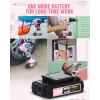 imageAVID POWER 20V MAX 15 Ah Lithium Ion Rechargeable Battery Only Fit for Specified 20V Cordless Tools RedPink