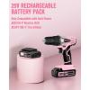 imageAVID POWER 20V MAX 15 Ah Lithium Ion Rechargeable Battery Only Fit for Specified 20V Cordless Tools RedPink