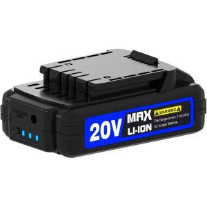 imageAVID POWER 20V MAX 15 Ah Lithium Ion Rechargeable Battery Only Fit for Specified 20V Cordless Tools RedBlue